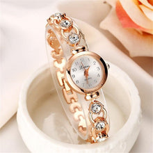 Load image into Gallery viewer, Ladies Elegant Wrist Watches Women Bracelet Rhinestones Analog Quartz Watch Women&#39;s Crystal Small Dial Watch Reloj #B