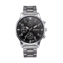 Load image into Gallery viewer, Watch Men Fashion 2019 Crystal Stainless Steel Analog Quartz Wrist Watch Bracelet Relogios Masculino erkek kol saati zegarek S7