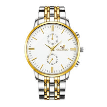 Load image into Gallery viewer, Men&#39;s Wrist Watches Mens Watches Top Brand Luxury Orlando Clock Stainless Steel Men&#39;s Watch Men erkek kol saati reloj hombre