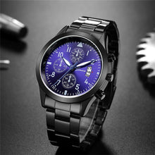 Load image into Gallery viewer, 2019 Geneva Fashion Simple Men Watch Stainless Steel Strap Business High Quality Mens Clock Quartz Wrist Watches reloj hombre