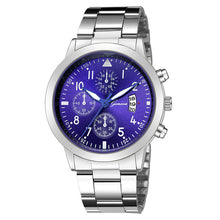 Load image into Gallery viewer, 2019 Geneva Fashion Simple Men Watch Stainless Steel Strap Business High Quality Mens Clock Quartz Wrist Watches reloj hombre