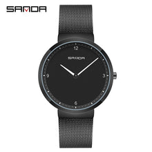 Load image into Gallery viewer, SANDA Mesh Steel Lover&#39;s Watch Fashion Men and Women Watches Top Brand Luxury Ultra Thin Dial Couple Watch relogio masculino