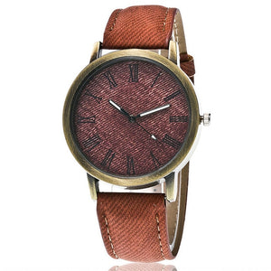 Retro Vogue Cowboy Leather Montre Male Female Couple Watches Lover's Roman Quartz Analog Wristwatch Luxury Business Clock New &A